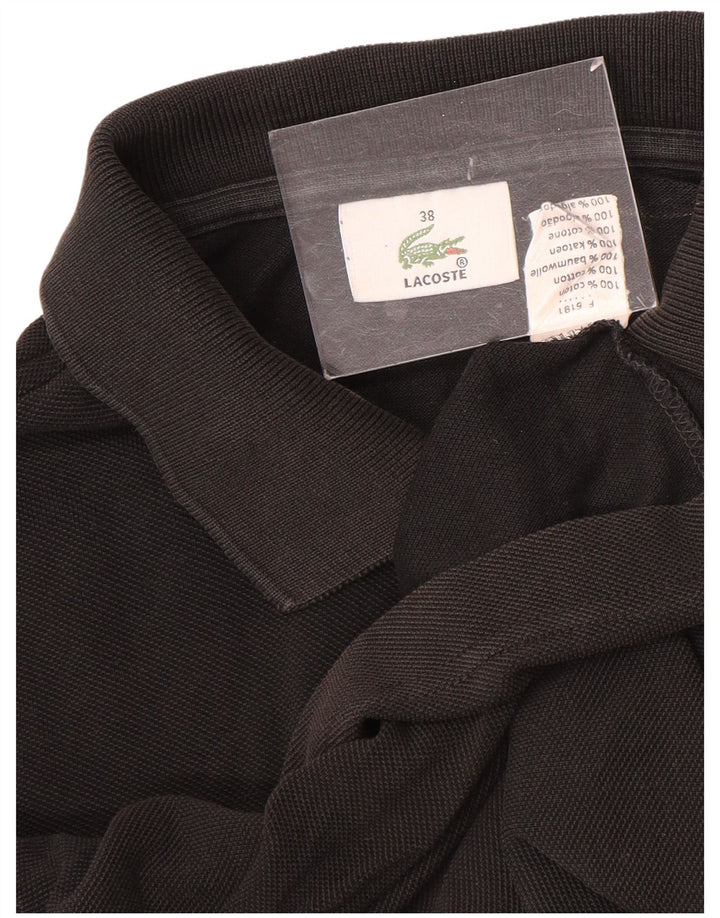 Lacoste Femme Chemise Blouse Taille 38 Moyen Noir Coton
