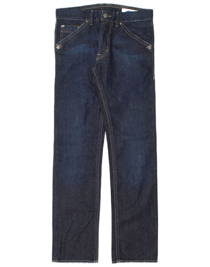 Gas Jean droit homme W28 L33 bleu marine coton