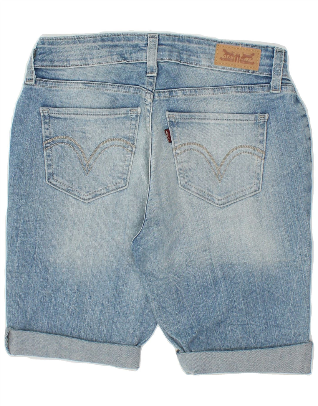 LEVI'S Womens Denim Shorts W26 Small Blue Vintage Levi's and Second-Hand Levi's from Messina Hembry 