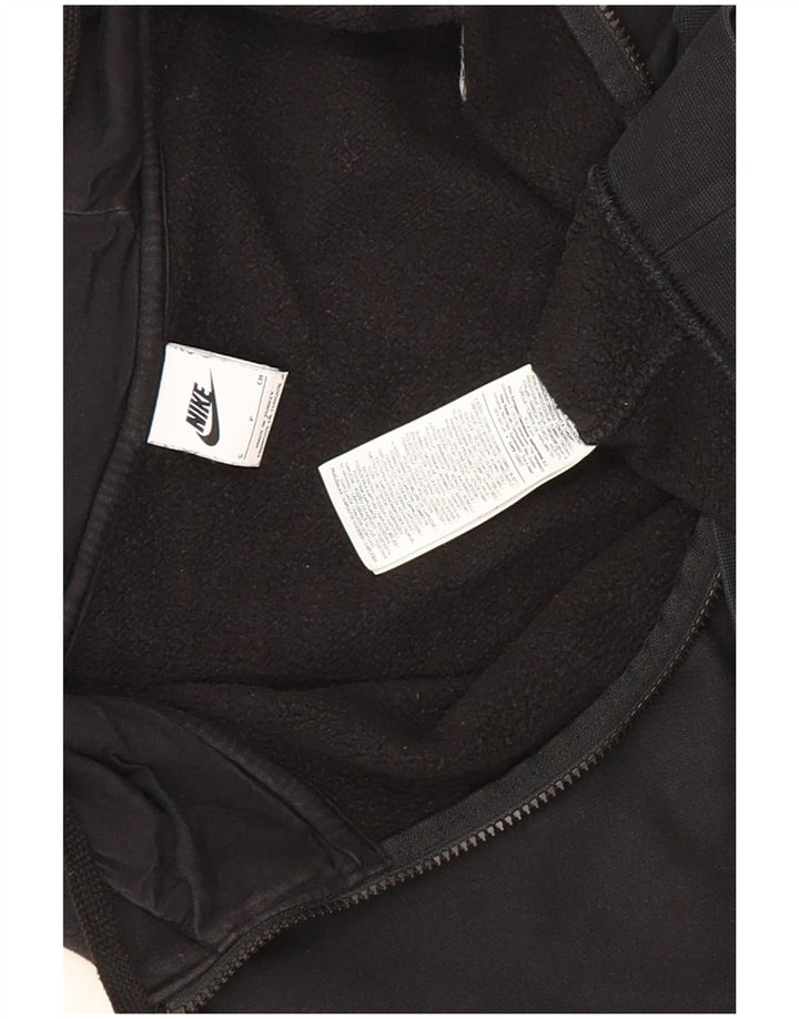Nike Pull à capuche zippé pour homme Petit coton noir
