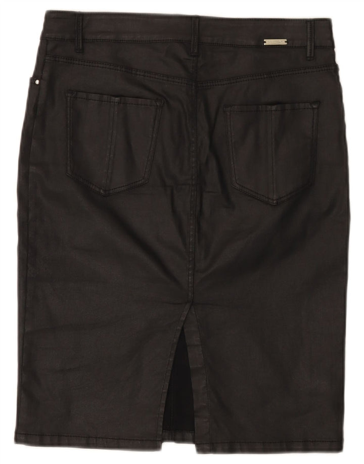 Massimo Dutti Jupe crayon femme EU 38 Small W28 Noir