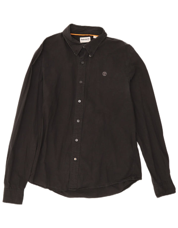 Timberland Chemise Slim Fit Homme Noir Moyen Coton
