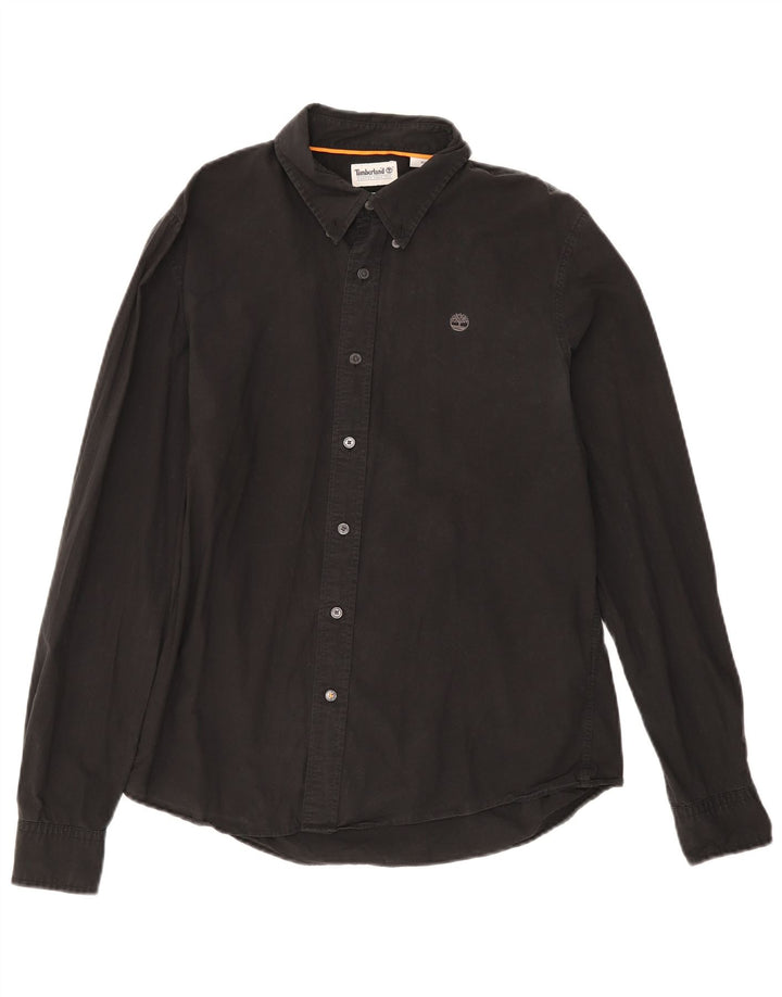 Timberland Chemise Slim Fit Homme Noir Moyen Coton