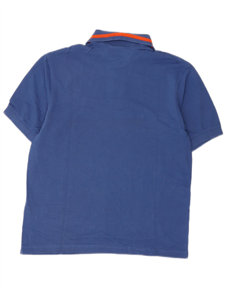 Diadora Polo Homme Petit Bleu Coton