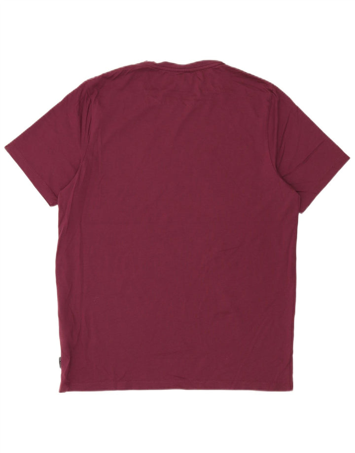 Ted Baker T-shirt graphique pour hommes, taille 4, grand coton marron