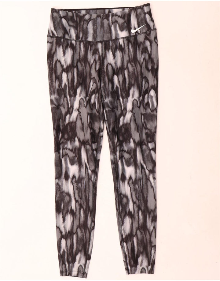 Nike Legging Dri Fit pour femme UK 44 Gris moyen imprimé animal