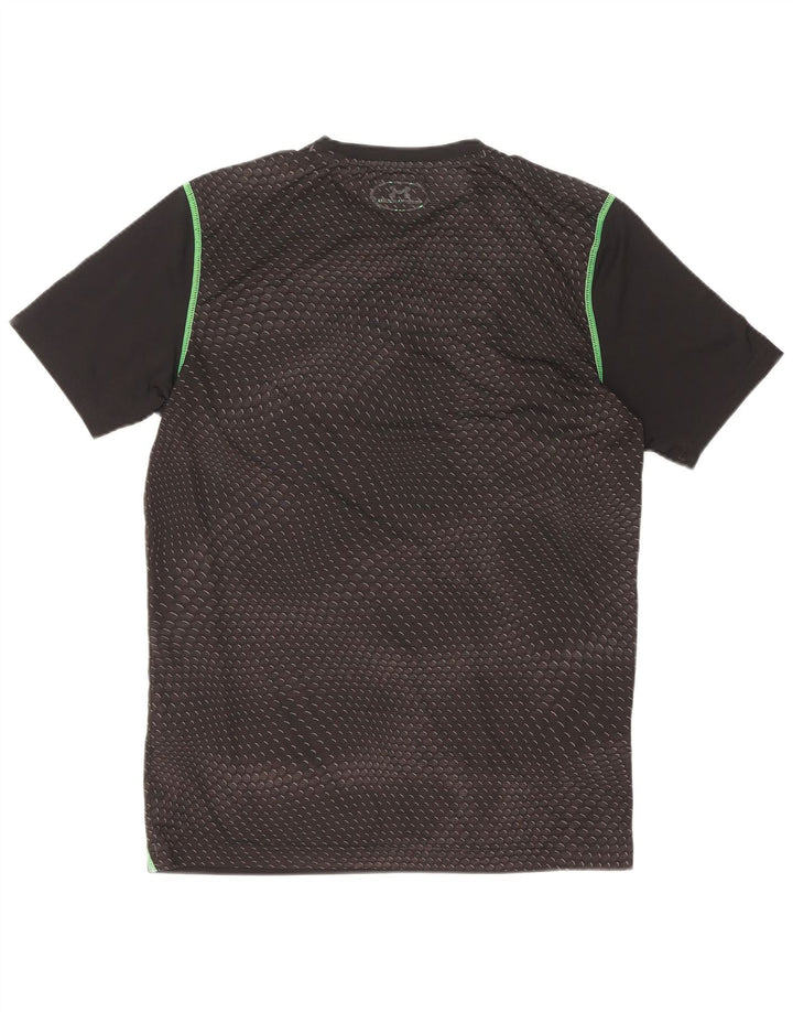 Under Armour T-Shirt Homme Petit Noir Géométrique Polyester