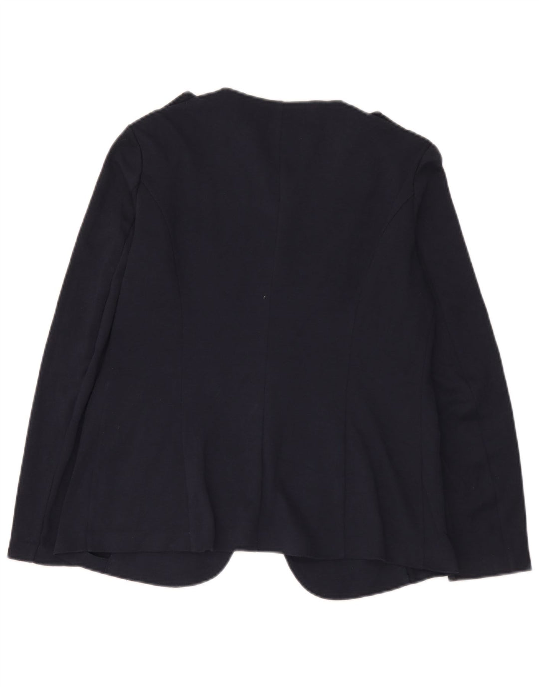 Benetton Veste blazer militaire à 1 bouton pour femme UK 14 Large Bleu marine