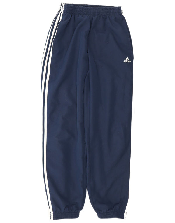 Adidas Hommes Climalite Survêtement Pantalon Joggers Petit Bleu Marine Polyester