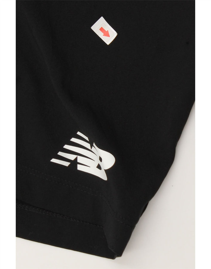 New Balance Short de Sport Graphique Homme Grand Noir Polyester