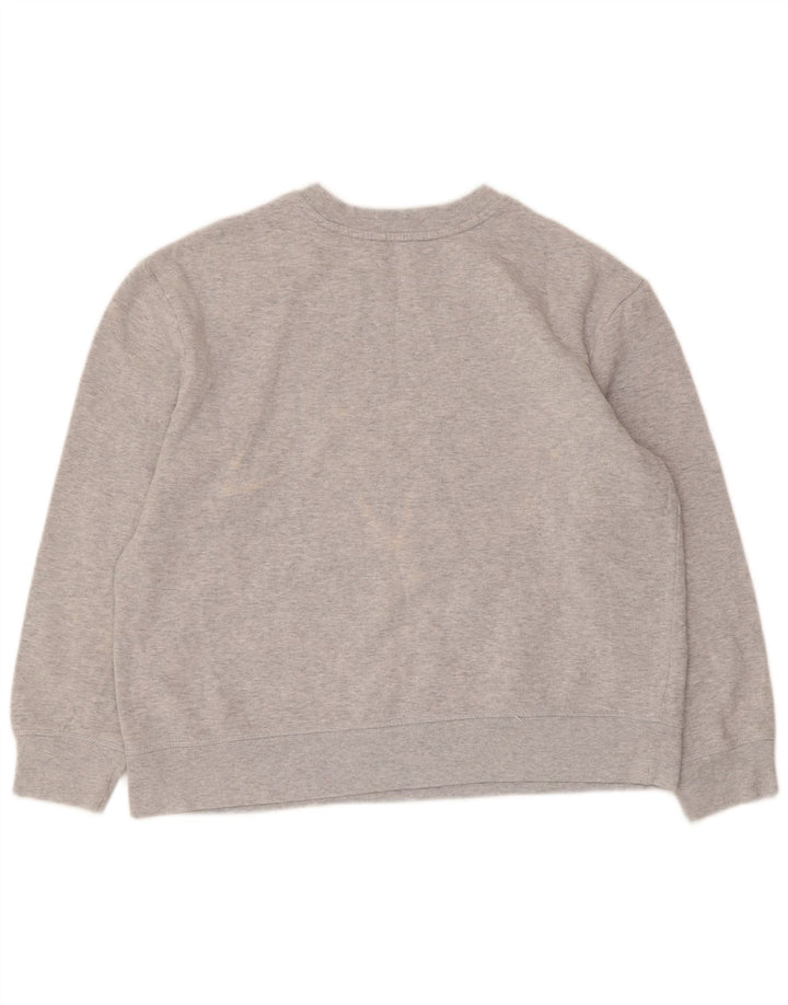 Marks & Spencer Sweat-shirt graphique pour femme UK 16 Grand coton gris