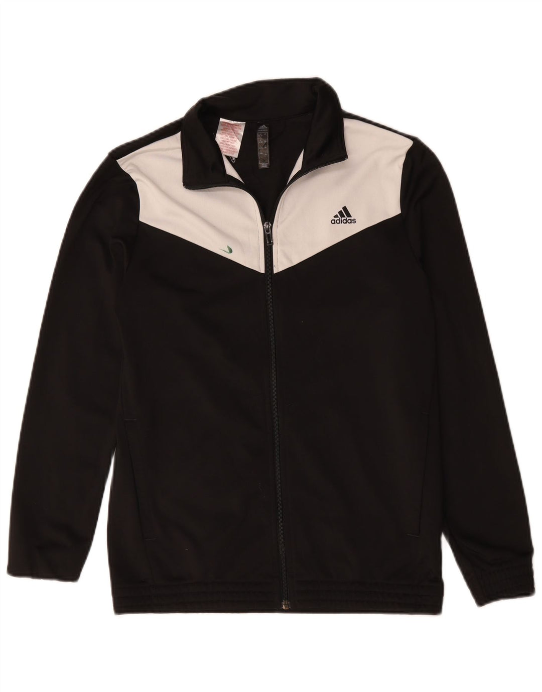 Adidas Veste de Survêtement Garçon 14-15 Ans Noir Colorblock Polyester