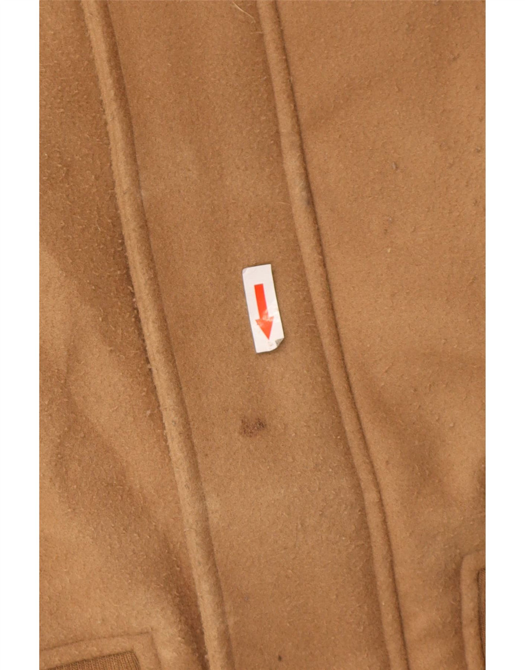 Zara Veste Bomber Homme UK 38 Polyester Marron Moyen