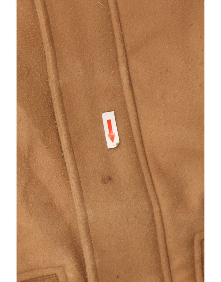 Zara Veste Bomber Homme UK 38 Polyester Marron Moyen