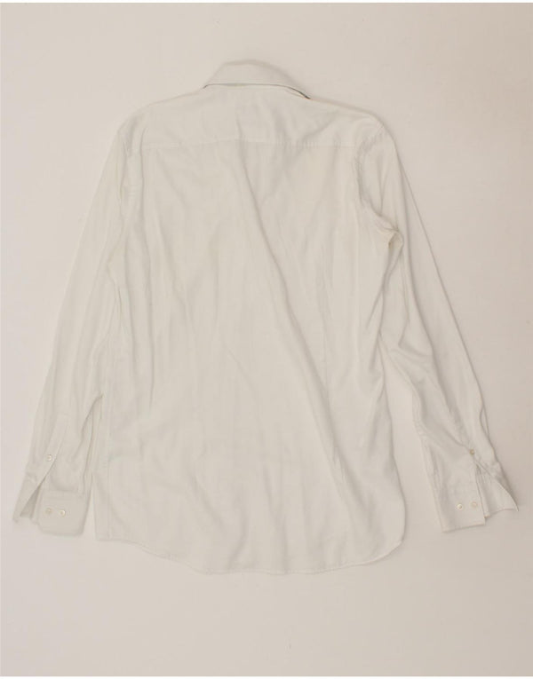 HUGO BOSS Chemise Slim Fit Homme Taille 41 Coton Blanc Moyen