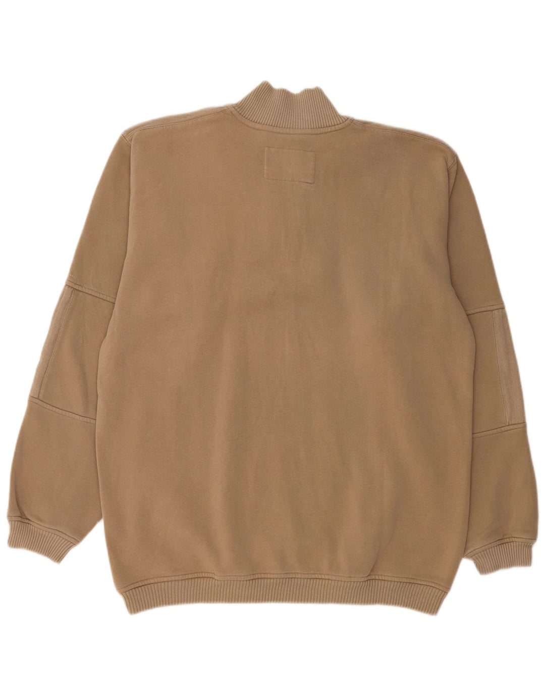 CHAMPION Sweat-shirt à col zippé pour homme 2XL en coton beige