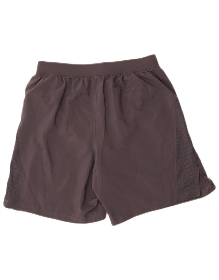 Under Armour Short de Sport Homme Gris Moyen Polyester