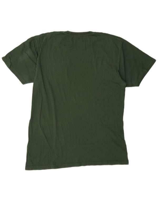 Vans T-shirt graphique pour hommes en coton vert grand