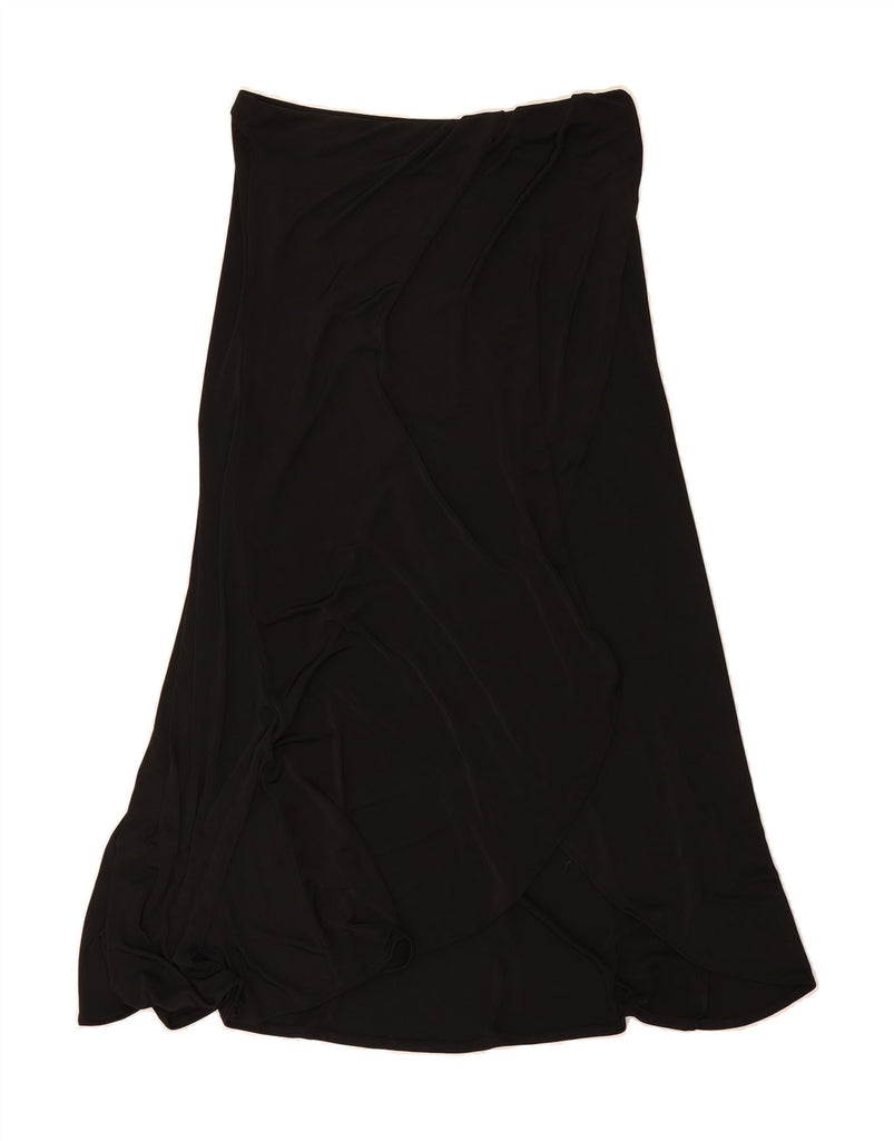 FREE PEOPLE Womens Wrap Skirt Medium W30  Black Polyester Vintage Free People and Second-Hand Free People from Messina Hembry 