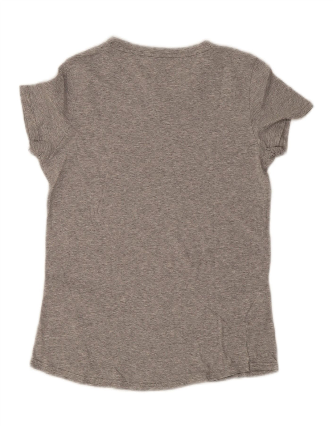 Puma T-shirt graphique pour femme UK 14 Gris moyen Coton