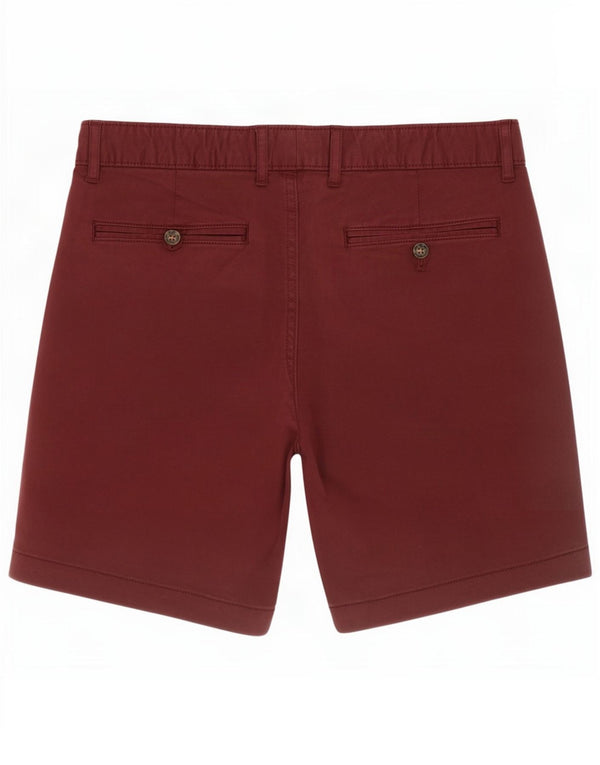 White Stuff Short Chino Homme W34 Large Bordeaux Coton
