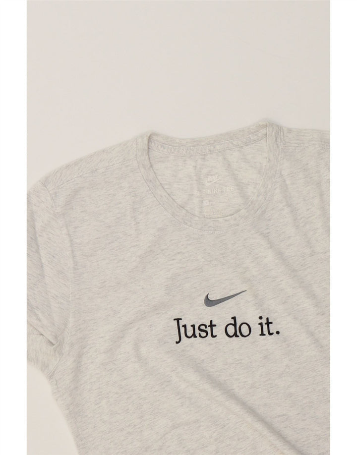 NIKE Mens Athletic Cut Graphic T-Shirt Top Small Grey Cotton Vintage Nike and Second-Hand Nike from Messina Hembry 