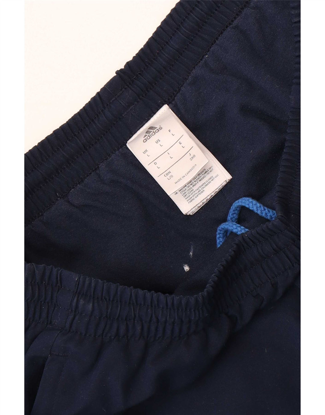 Adidas Pantalon de survêtement pour homme Pantalon de jogging Large Bleu marine Polyester