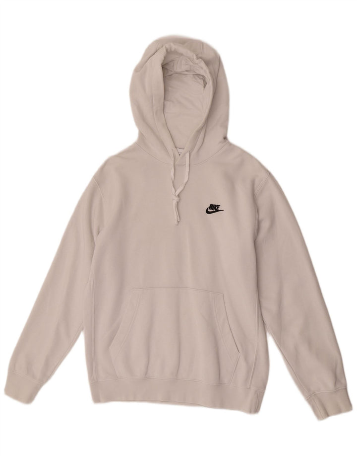 Nike Pull à capuche pour homme Petit coton blanc