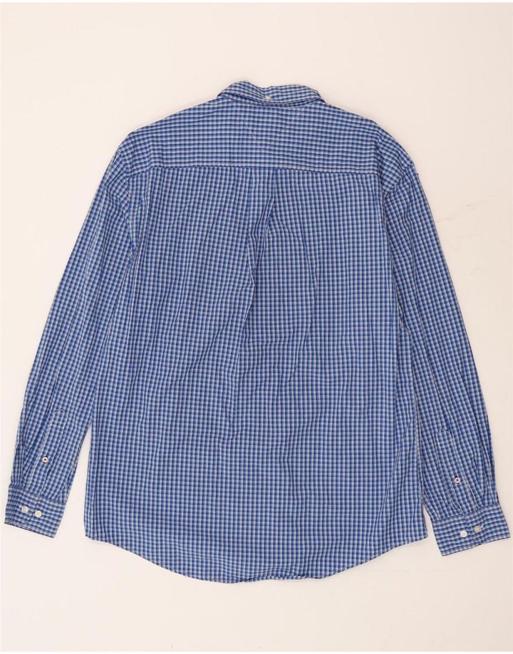 Tommy Hilfiger Chemise Homme XL Bleu Vichy Coton
