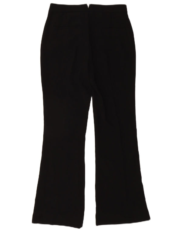 Zara Pantalon décontracté évasé pour femme Petit W26 L30 Noir