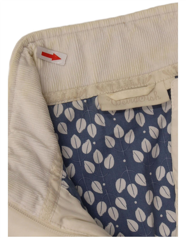 WEIRD FISH Gilet rembourré pour femme UK 14 Grand Blanc Polyester