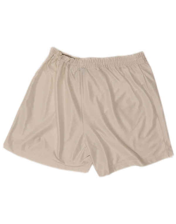 Nike Short de sport pour homme UK 42/44 Large Blanc Polyester