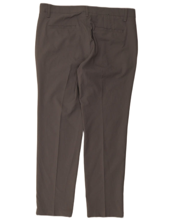 Adidas Pantalon Chino Droit Homme W34 L30 Gris Polyester
