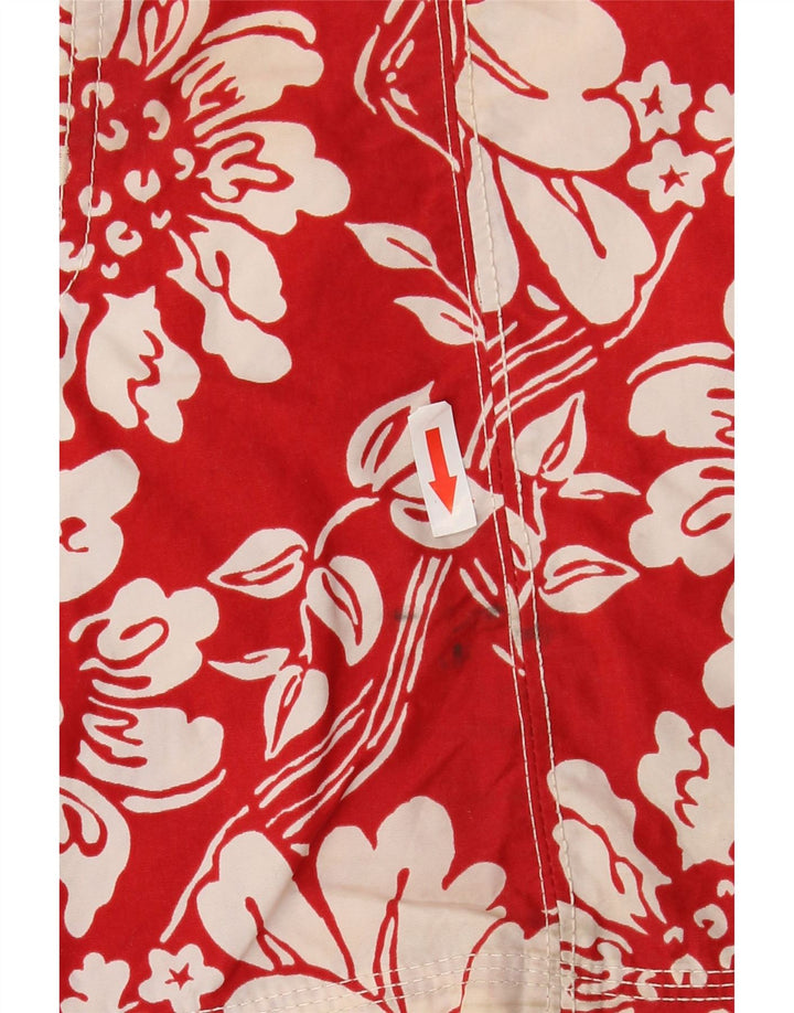 North Sails Short de Bain Homme Large Rouge Floral Polyamide