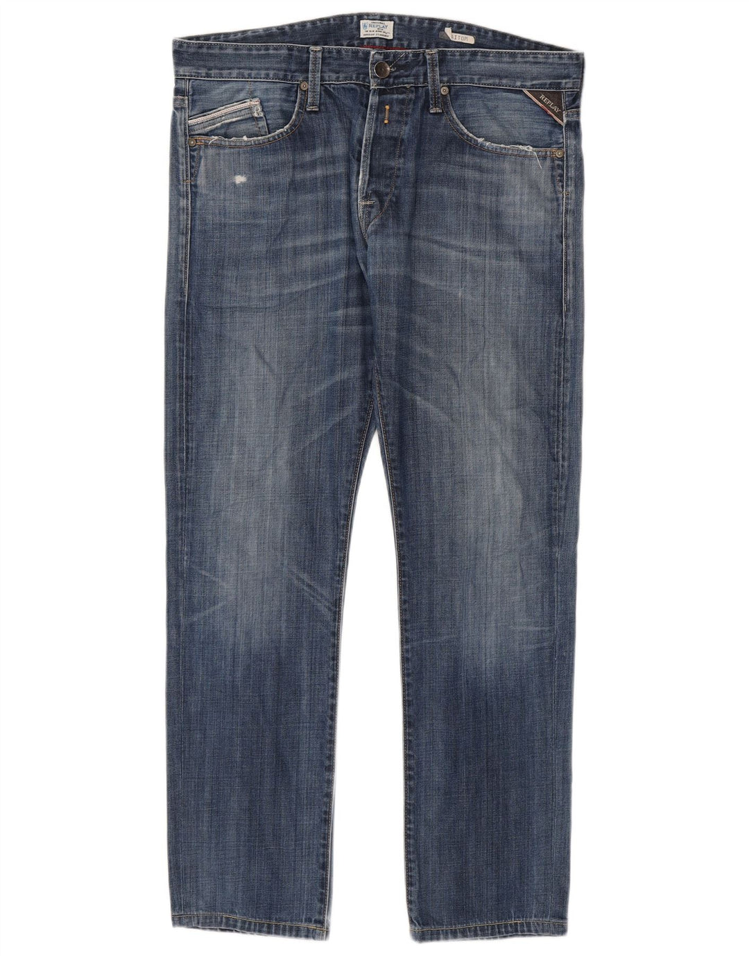 Replay Jean Slim Waitom Homme W36 L30 Bleu