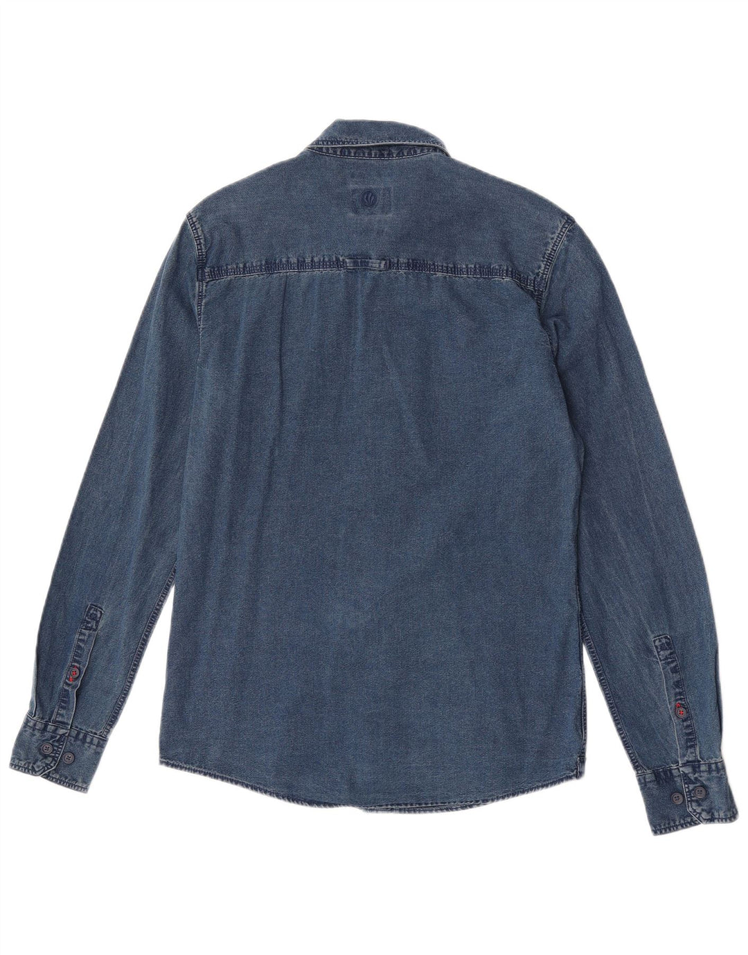 Chemise en Jean Slim Fit Homme Fat Face Petit Bleu Coton