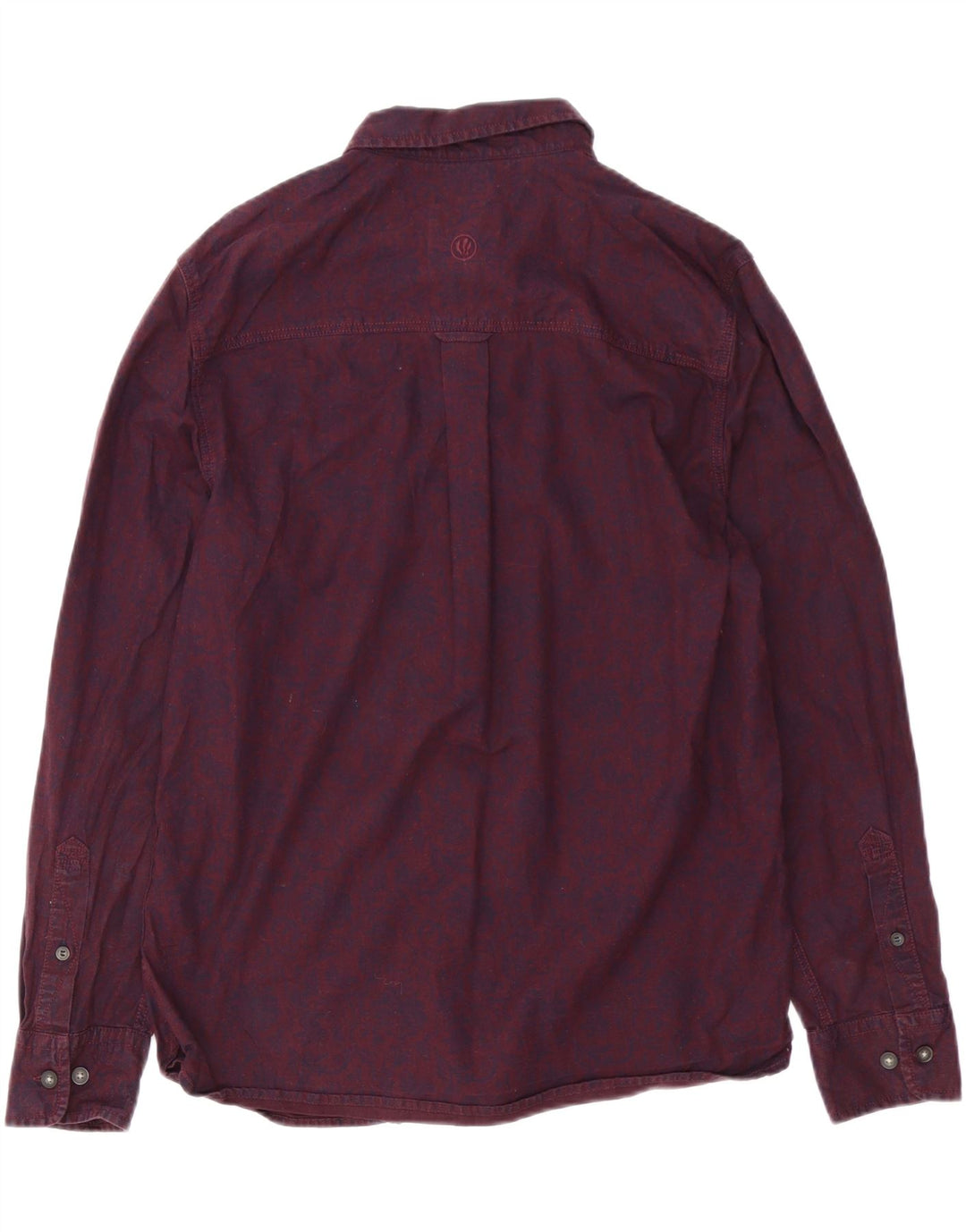 Chemise Fat Face Homme Motif Abstrait Coton Bordeaux Moyen