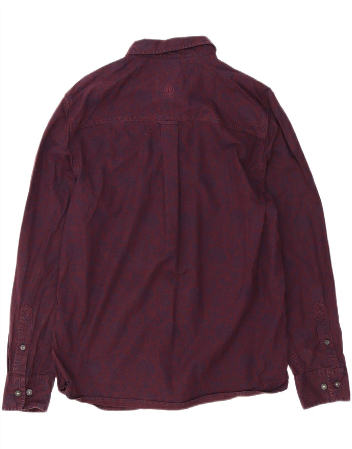 Chemise Fat Face Homme Motif Abstrait Coton Bordeaux Moyen