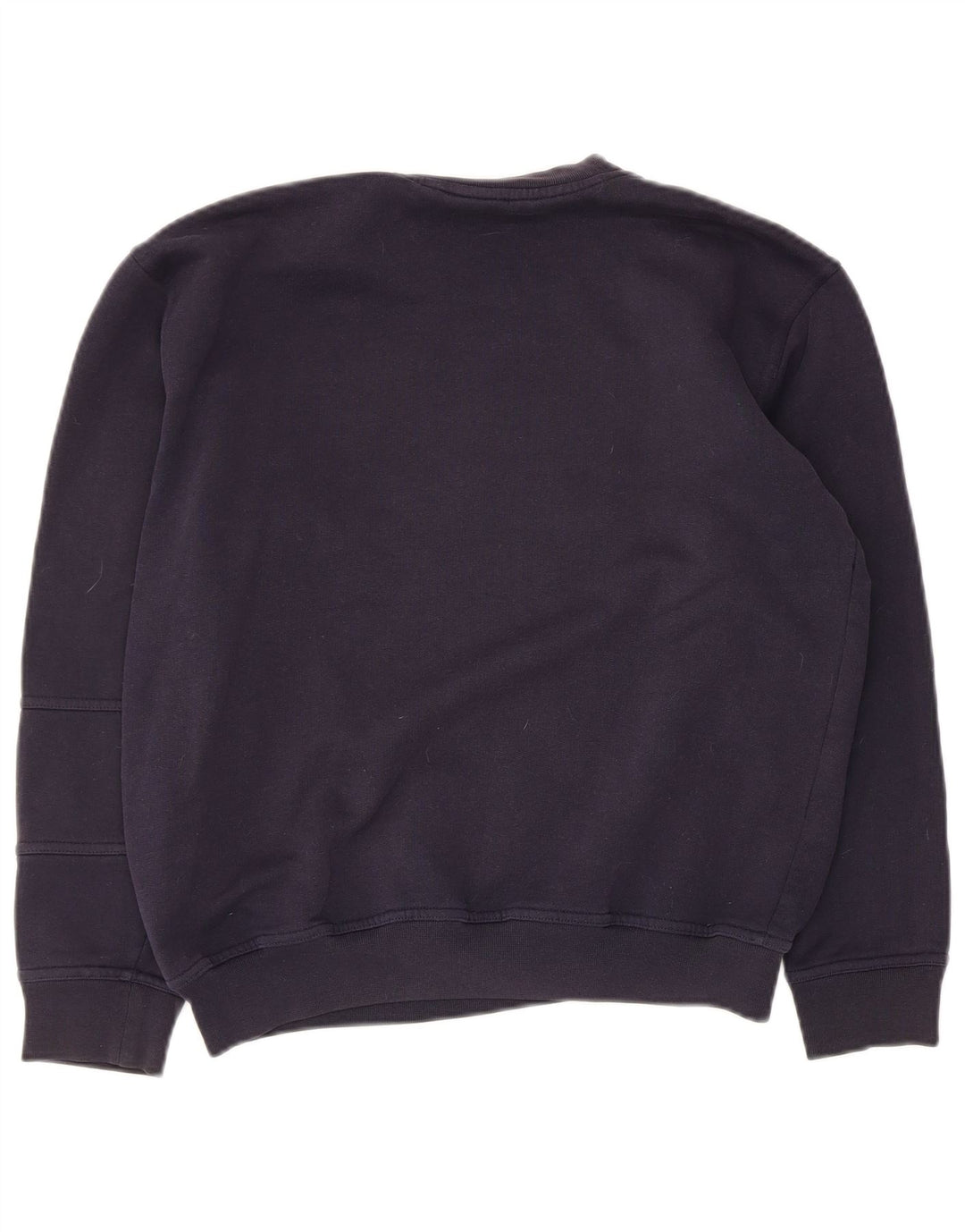 Ellesse Sweat-shirt surdimensionné graphique pour femme UK 10 Small Bleu marine