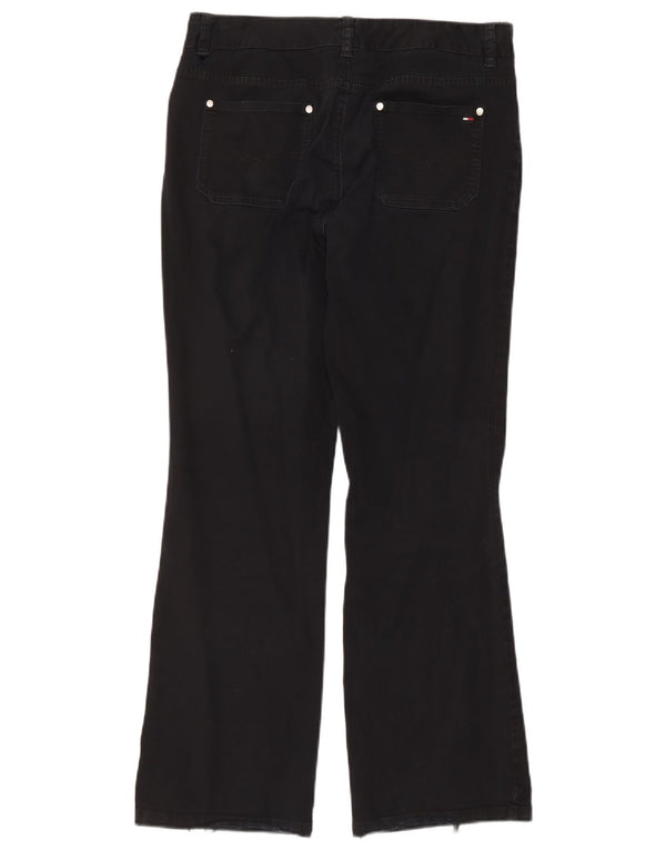 Tommy Hilfiger Jean bootcut pour femme US 10 Large W32 L31 Coton noir