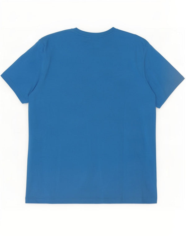 Kappa T-Shirt Graphique Homme Top 2XL Bleu Coton