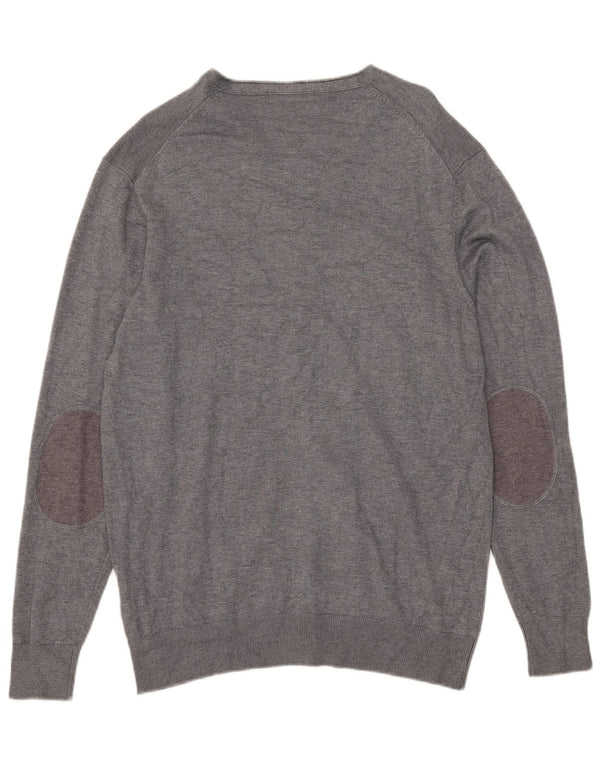 Pierre Cardin Cardigan Homme Pull Large Gris Viscose