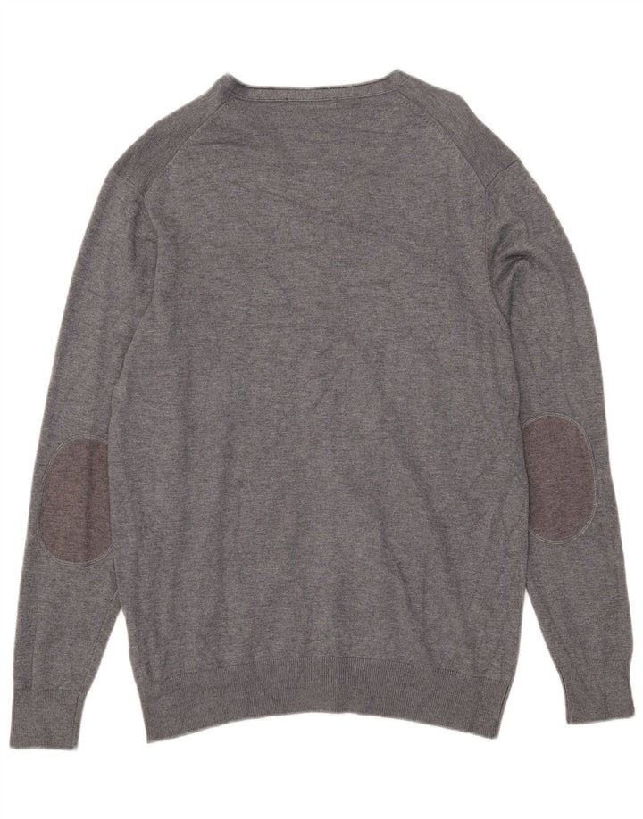 Pierre Cardin Cardigan Homme Pull Large Gris Viscose