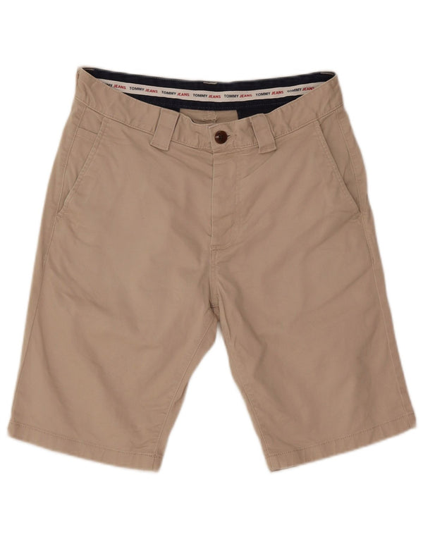 Tommy Hilfiger Mens Chino Shorts W29 Small Beige Cotton