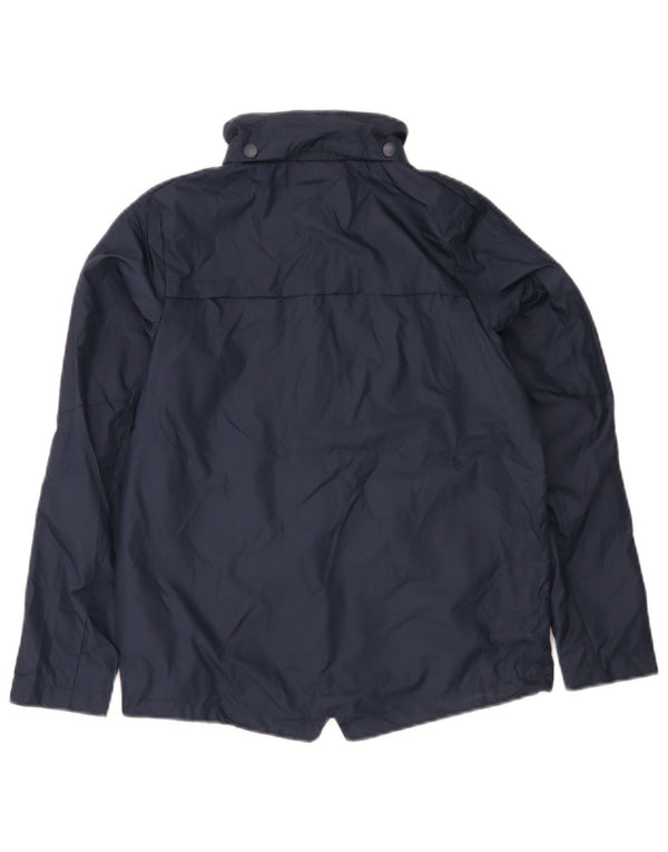 Nike Veste de Pluie Graphique Garçon 12-13 Ans Large Bleu Marine Polyester