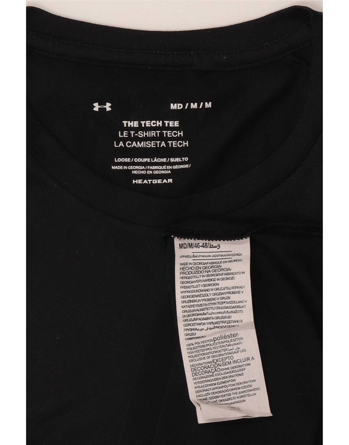 Under Armour T-Shirt Heat Gear Homme Noir Moyen Polyester
