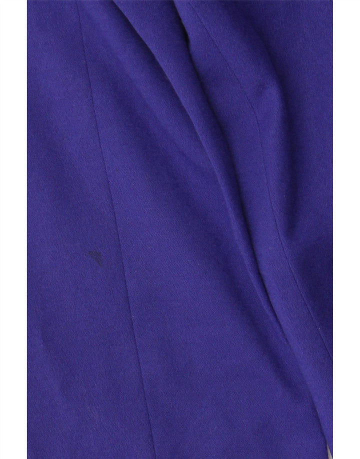 Hugo Boss Veste blazer à 3 boutons pour femme UK 12 Laine vierge violet moyen