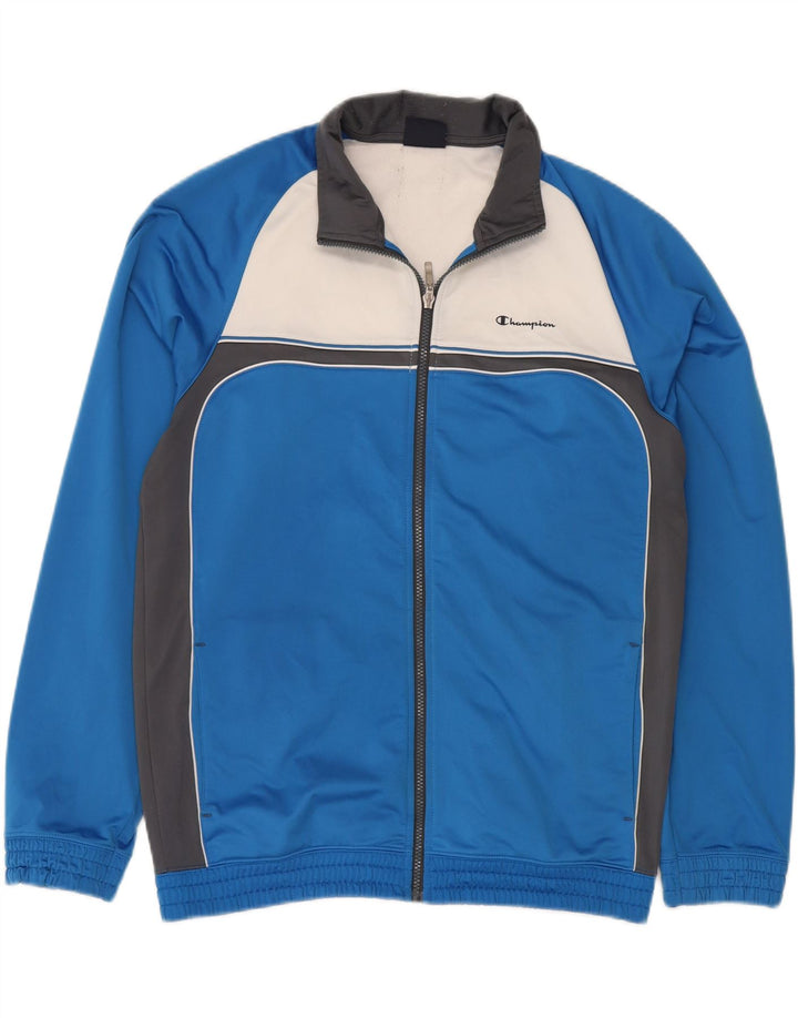 CHAMPION Veste de Survêtement Homme XL Bleu Colorblock