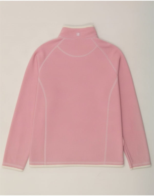 Mountain Warehouse Pull polaire à col zippé pour femme UK 8 Small Rose Polyester
