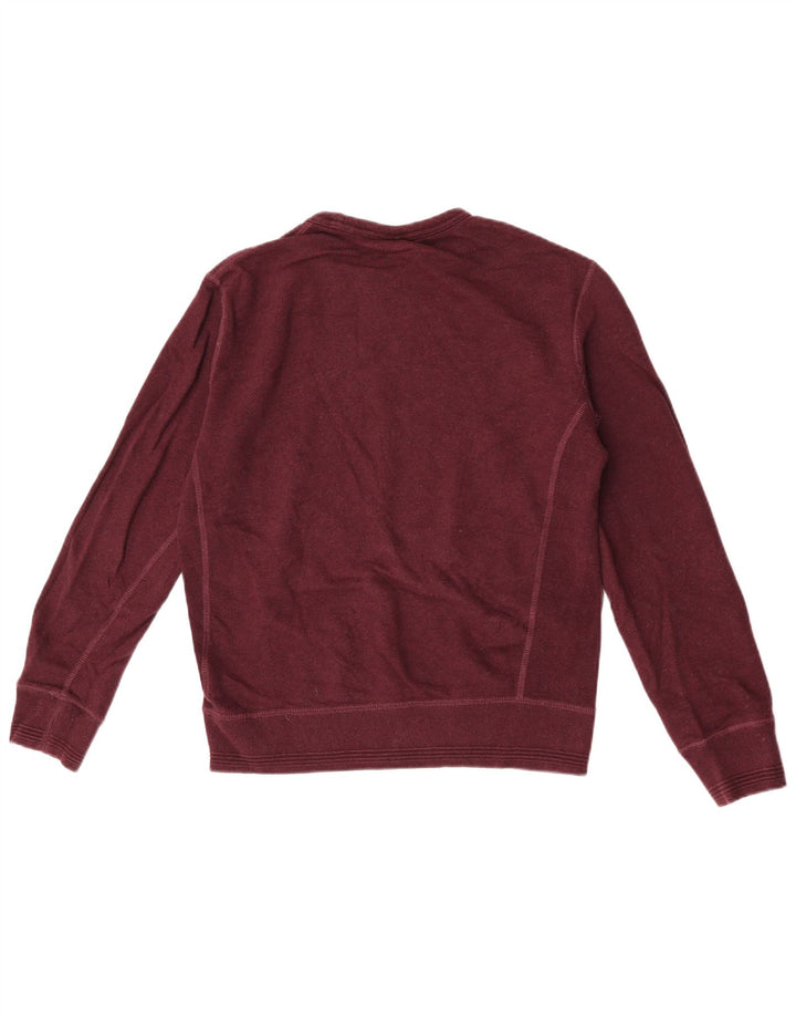 Marks & Spencer Sweat-shirt pour homme en coton bordeaux Taille S